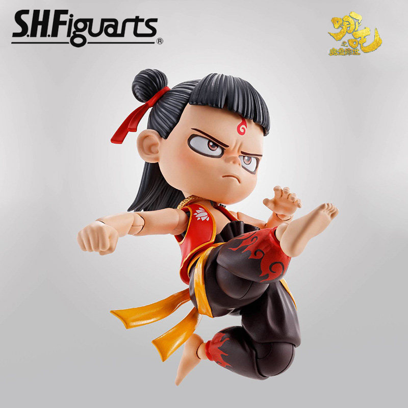 万代SHF 哪吒之魔童降世 哪吒闹海敖丙龙王三太子可动手办模型