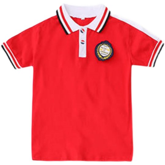 Primary school uniform yellow children's summer two-piece set