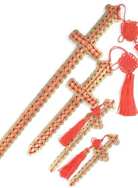 铜钱剑挂件五帝钱宝剑工艺品摆件家居客厅玄关卧室装饰品送礼中