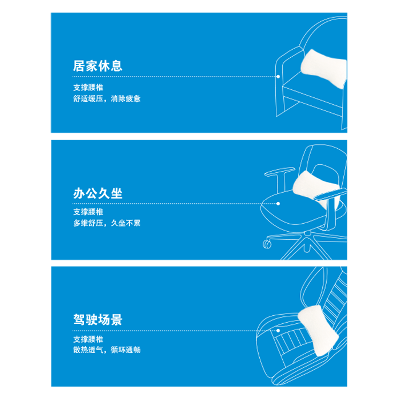 德国巴斯夫空气纤维透气可水洗汽车腰靠腰垫靠垫车用靠枕座椅靠背,淘宝优惠券,粉丝福利购,淘宝优惠卷