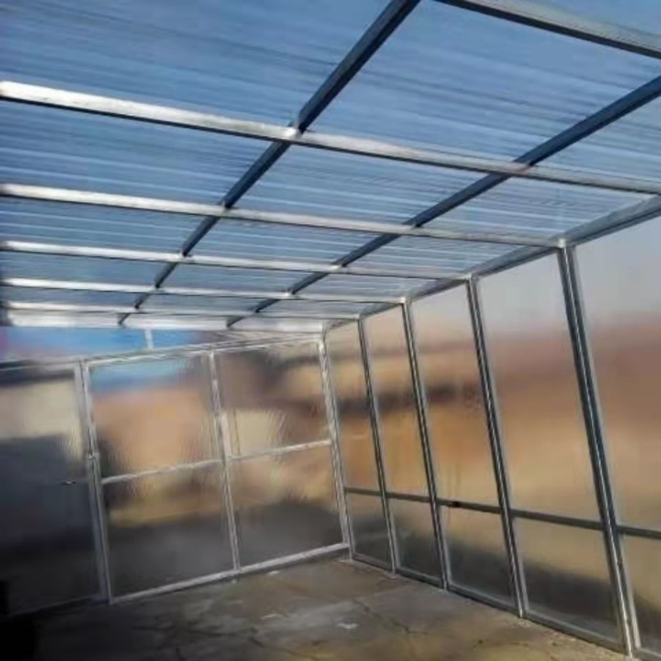 塑料瓦片阳光板透明雨棚瓦屋顶透明瓦加厚玻璃钢瓦瓦采光塑料透明