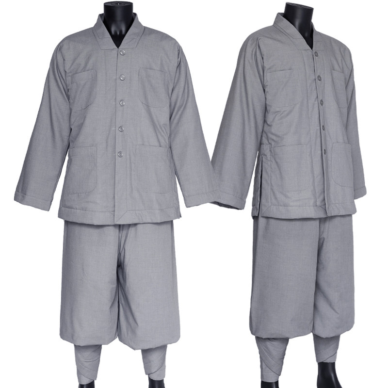 僧服棉袄短套装和尚服装短褂冬季加厚保暖僧衣棉服小褂和尚衣男女,淘宝优惠券,粉丝福利购,淘宝优惠卷