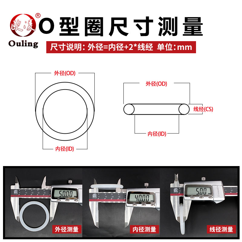 硅胶O型圈密封圈橡胶圈外径4-10-30*1.5mm耐温环保防水弹性好 - 图3