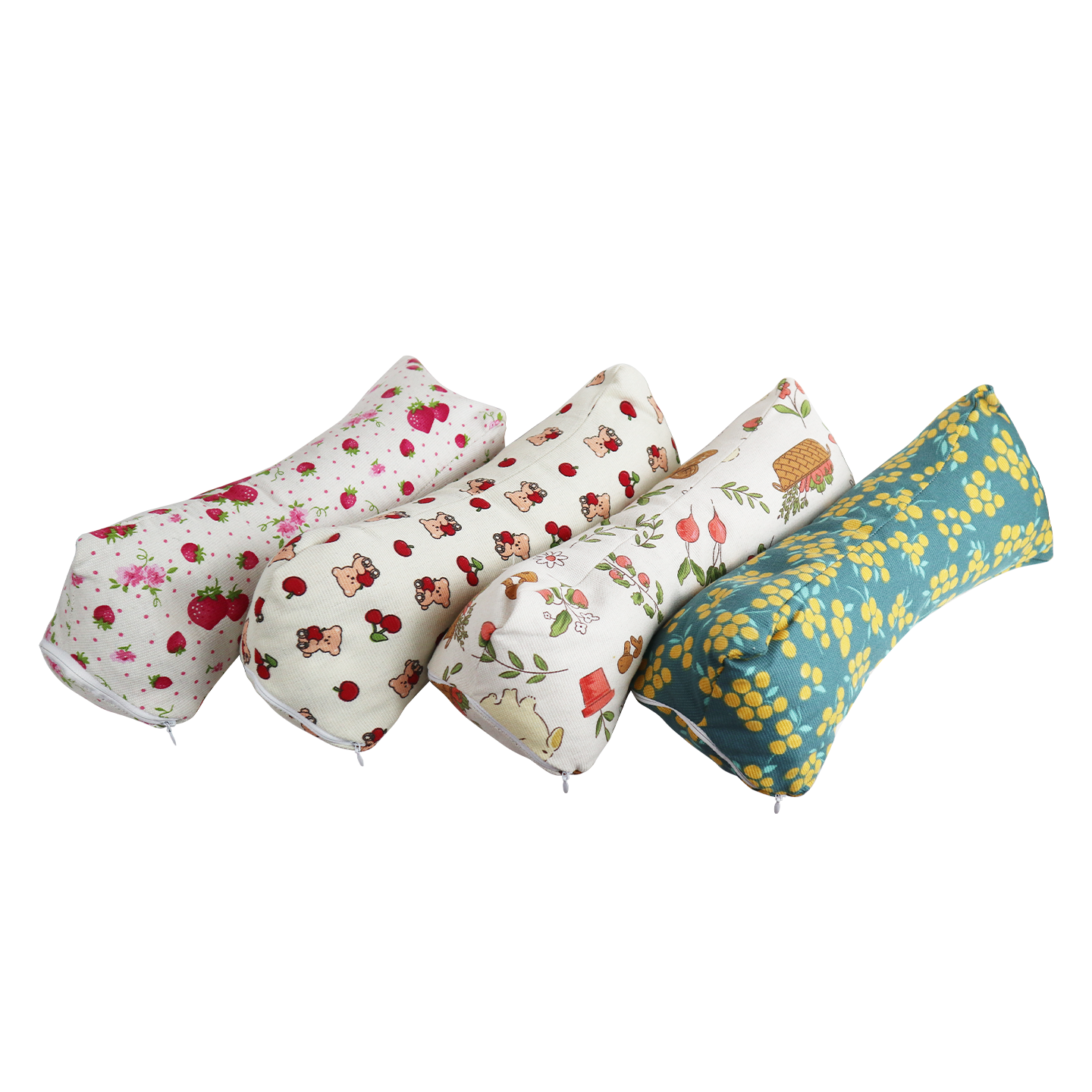 荞麦壳颈椎枕头护颈椎助睡眠牵引三角圆柱枕芯睡觉专用护颈枕家用