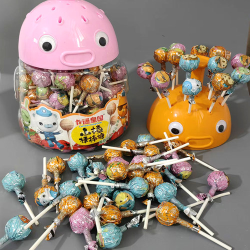 卡通皇国海底小纵队山楂棒棒糖酸甜山楂棒儿童零食品健康营养糖果 - 图0