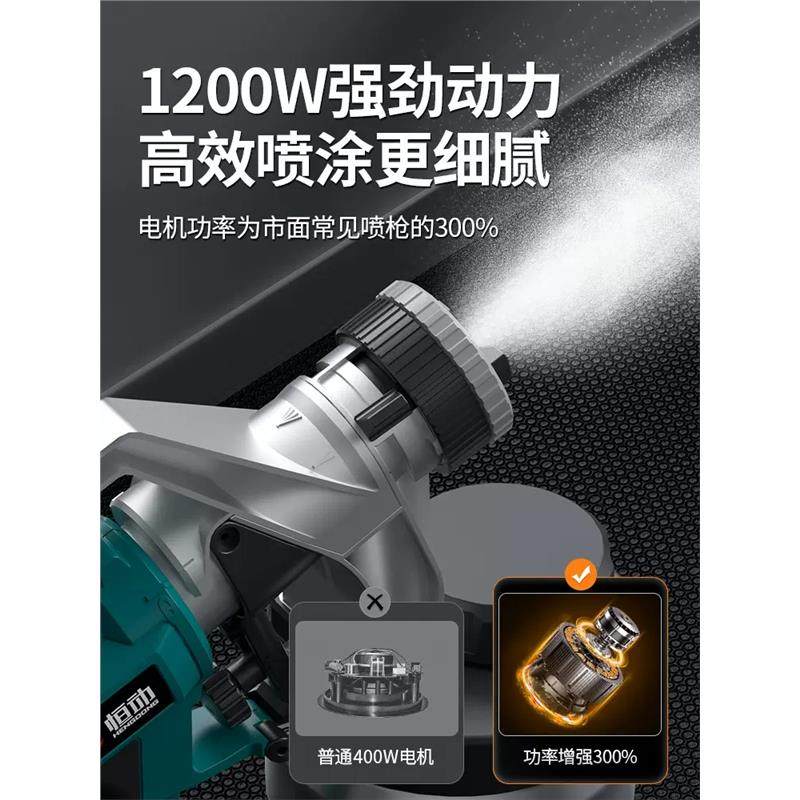 恒动高压喷漆机电动喷枪乳胶漆喷涂机油漆涂料喷抢喷漆枪甲醛工具,淘宝优惠券,粉丝福利购,淘宝优惠卷