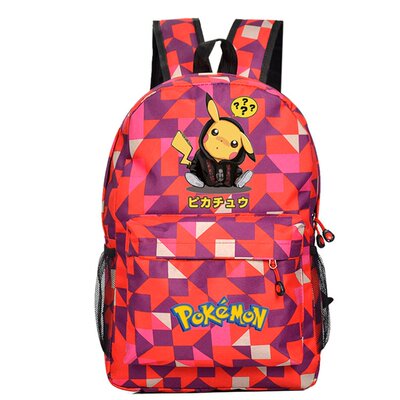 艾登森口袋妖怪皮卡丘双肩包pokemon神奇宝贝书包宠物小精灵背包 虎窝淘