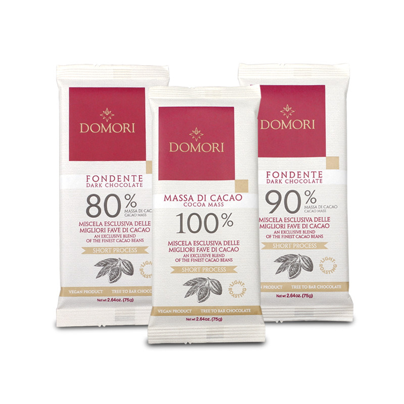 domori 75g 70%-100%黑巧克力进口 domori食品黑巧克力