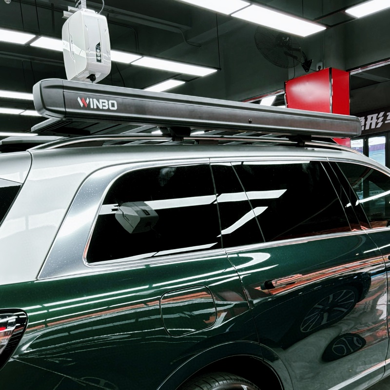 车炫仕兰姐推荐M7M8M9车顶行李架车顶平台侧爬梯书包 问界行李架 - 图2