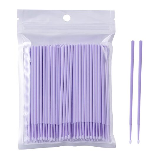 Nano cotton swabs to modify eye makeup, ultra-fine eyeliner makeup remover cotton swabs to make-up cotton swabs to remove eyelashes and cleansing rods thin head