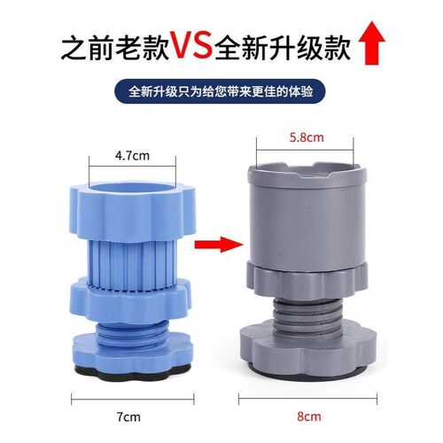 新款加厚全自动洗衣机通用脚垫可调节高度防水防潮减震滚筒波轮 - 图3