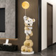 Everything goes well violent bear floor-standing ornament