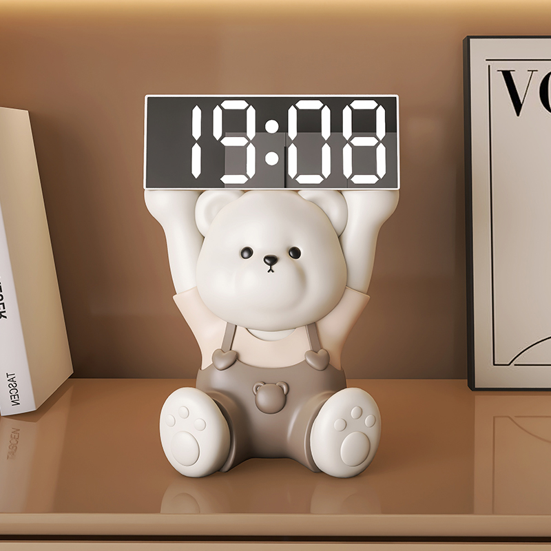 Electronic clock display type clock table