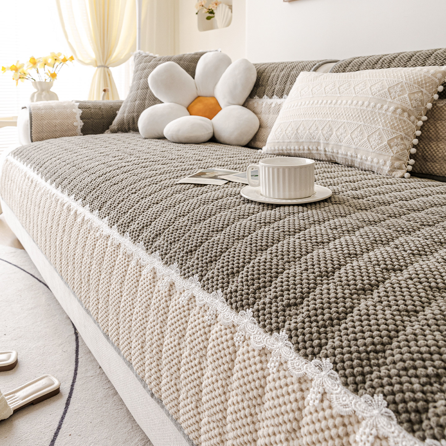 沙发垫冬2025新款加厚固定防滑四季通用皮坐垫子沙发套罩巾座垫,淘宝优惠券,粉丝福利购,淘宝优惠卷