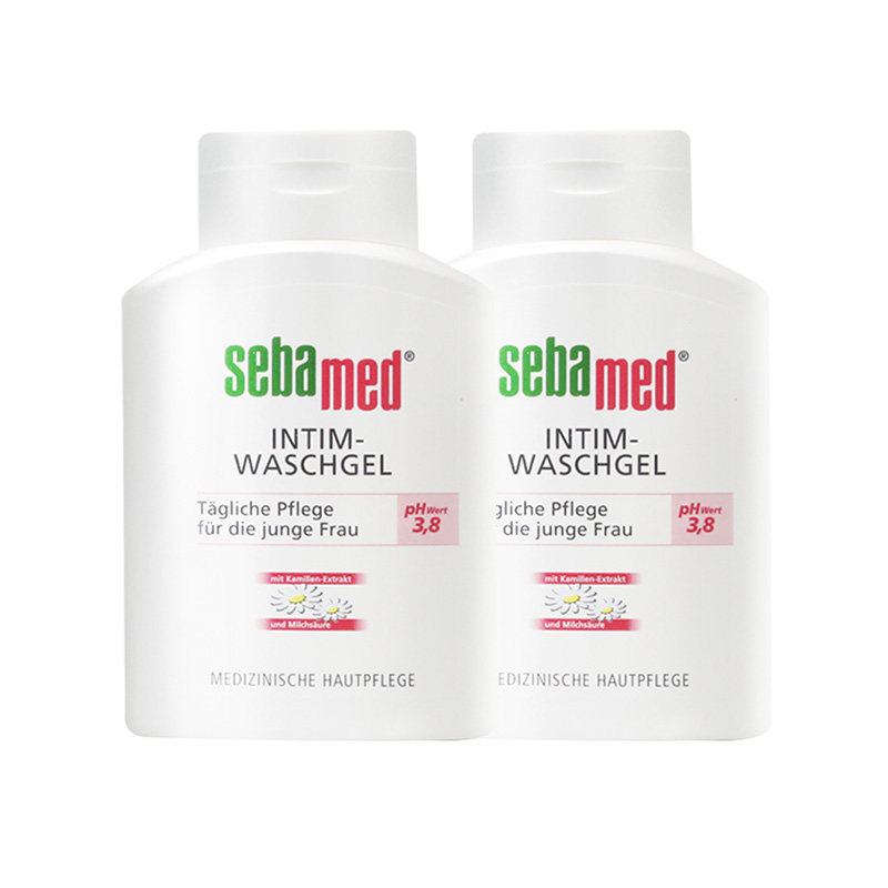 施巴女性私处200ml*2天然护理液 sebamed海外私处洗液