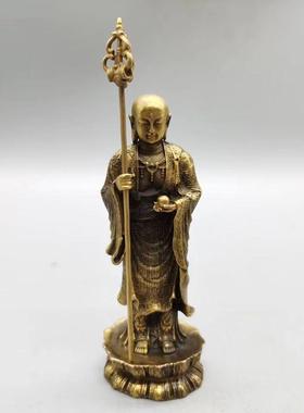 仿古地藏佛像摆件九华山地藏王佛像摆件家居装饰工艺品地藏摆件