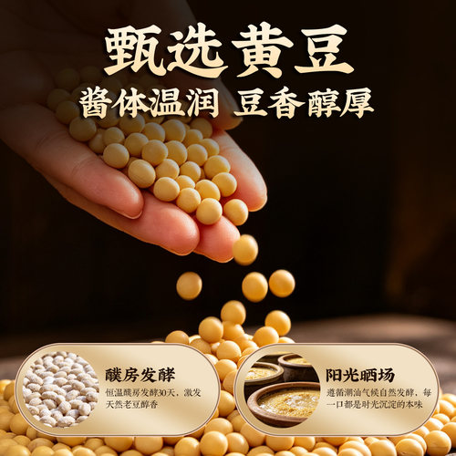 瑞心意普宁豆酱正宗潮汕特产豆瓣酱黄豆酱炒菜砂锅粥调料230g瓶装 - 图0