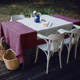 Natural plain water washing table mat home coffee table cloth
