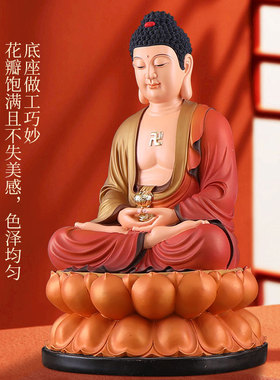 信扬树脂摆件客厅三宝佛