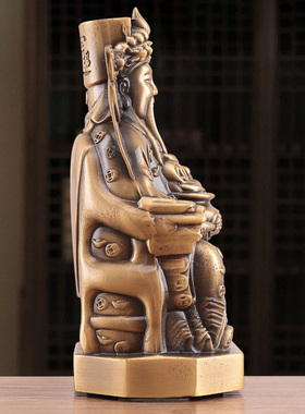 信扬黄铜家居文财神爷