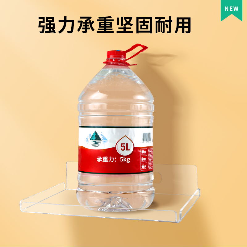 墙上摄像头置物架壁挂墙面免打孔支架托架装饰放监控器家用室内机 - 图1