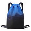 Gradient foldable drawstring backpack women's travel bag large capacity waterproof ultra-light storage bag travel sports