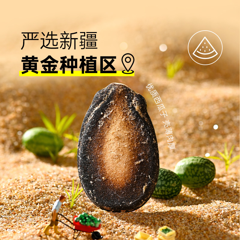 薛记炒货盐霜西瓜子120g新疆西瓜子盐焗香脆淡盐休闲宿舍追剧袋装,淘宝优惠券,粉丝福利购,淘宝优惠卷