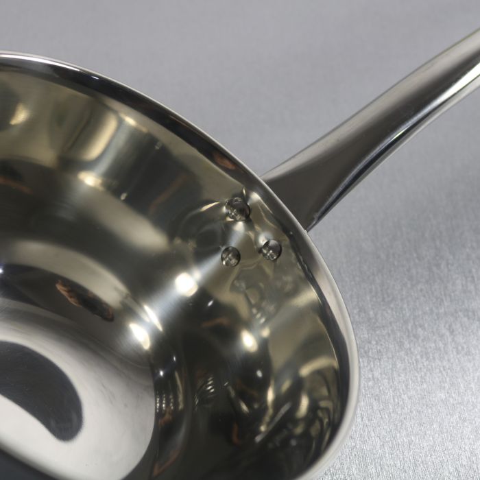 不锈钢长柄水勺水瓢打汤勺水舀水壳厨房有刻度水勺家用带钩柄水瓢 - 图2