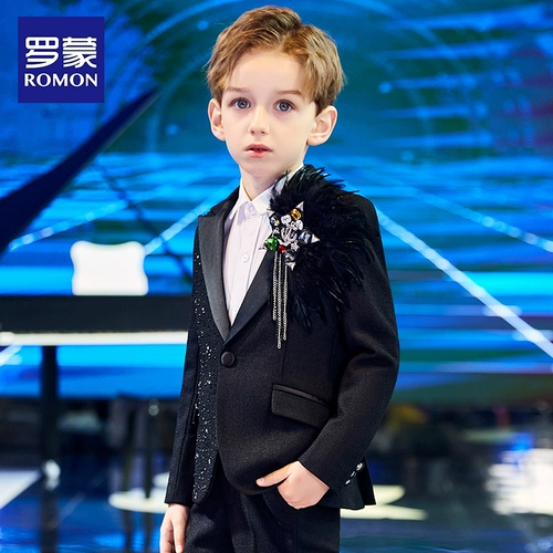 Детский костюм мальчика цветочника, пиджак классического кроя, платье, комплект, пианино, наряд для музыкальных выступлений