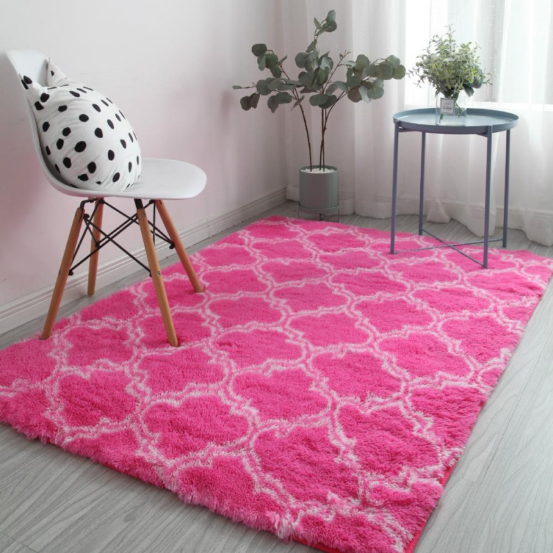 Tie Dyeing Carpets For Living Room Home Soft Fluffy Rug Mode-图3