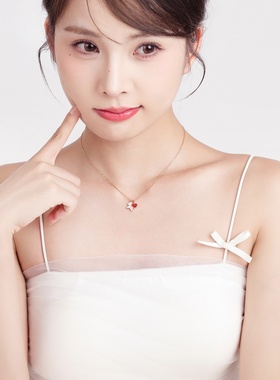 「爱心独角兽」纯银项链原创