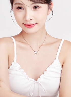 「幸运木马」999纯银项链原创