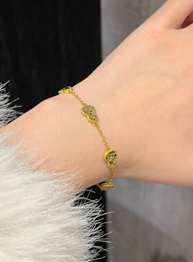 「碎冰冰招财福禄」S999足银手链