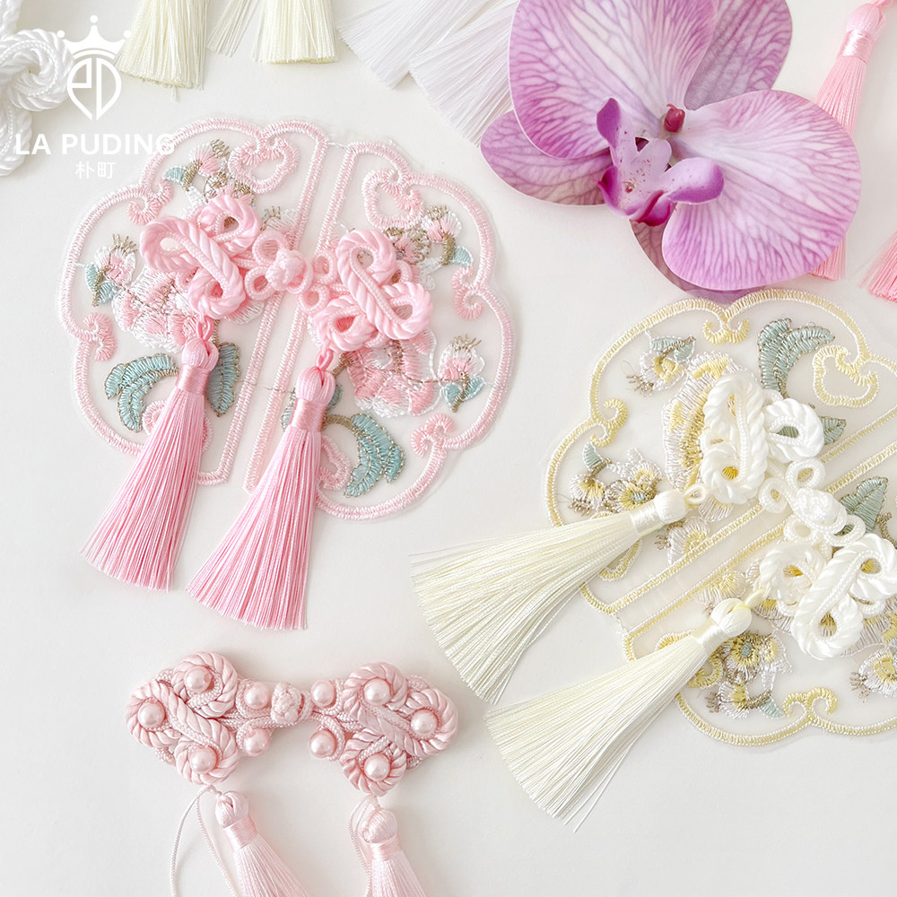 LA朴町 碧舞流苏盘扣鲜花束配饰diy手工花艺礼品包装搭配装饰资材,淘宝优惠券,粉丝福利购,淘宝优惠卷