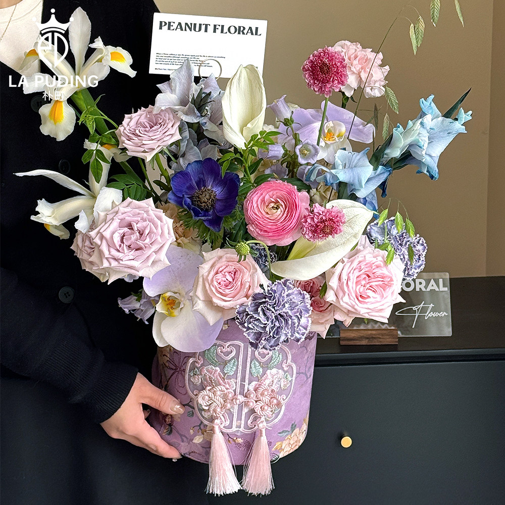 LA朴町 碧舞流苏盘扣鲜花束配饰diy手工花艺礼品包装搭配装饰资材,淘宝优惠券,粉丝福利购,淘宝优惠卷