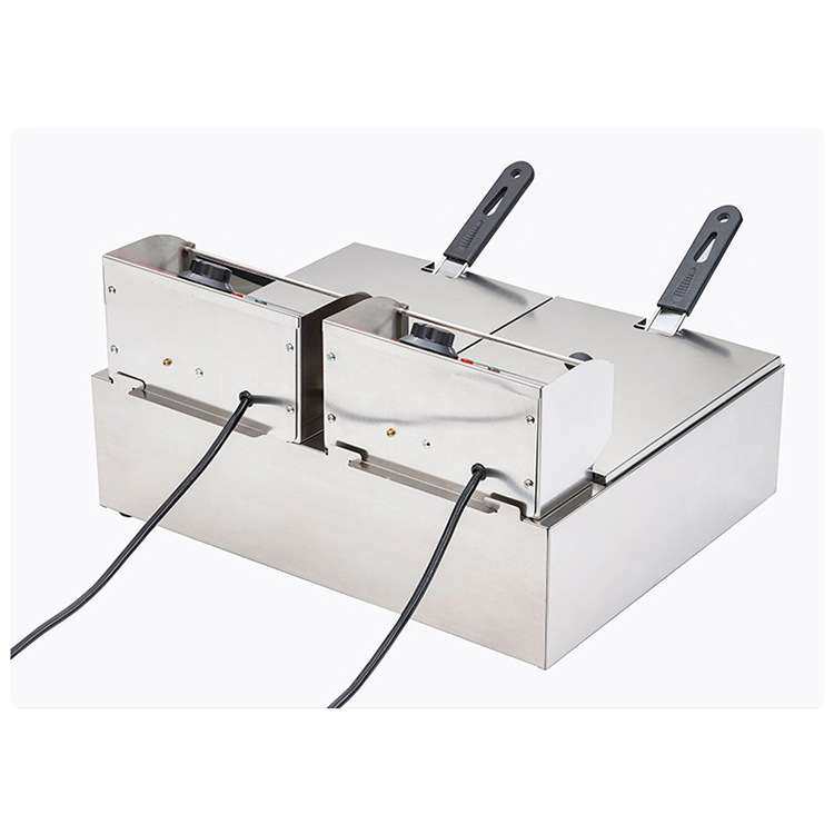 电热炸炉 双缸双筛油炸锅 油炸炉薯条油炸机小吃机器摆摊地摊,淘宝优惠券,粉丝福利购,淘宝优惠卷