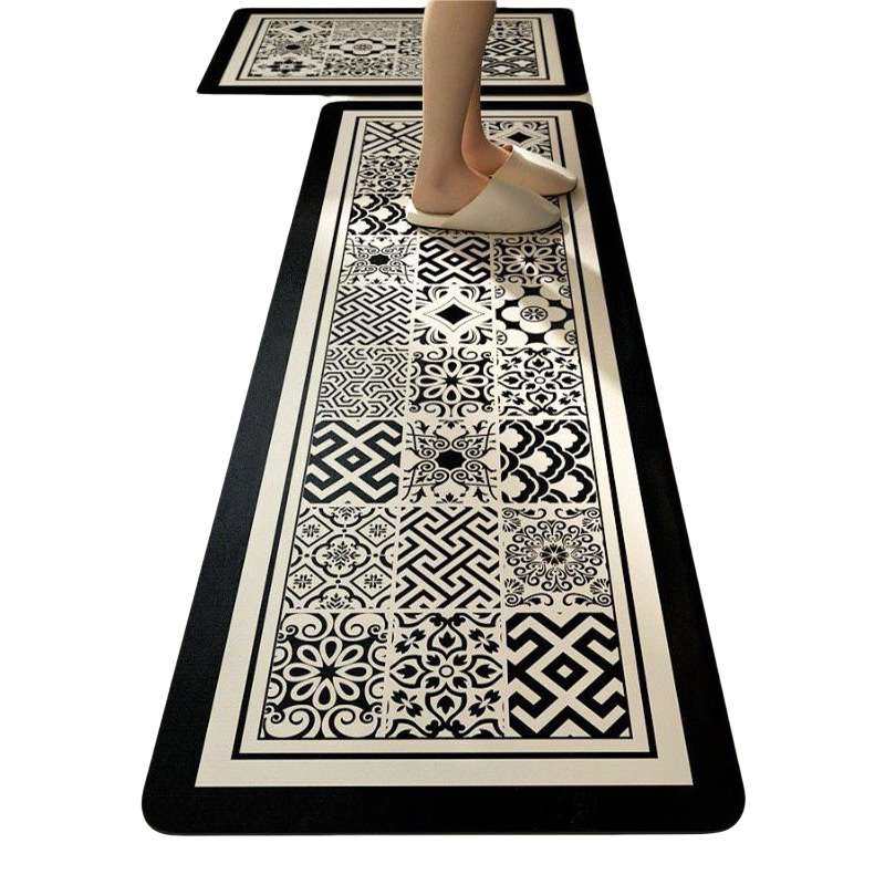 厨房地垫防滑防油可擦免洗脚垫子硅藻泥厨房地垫l形吸水防脏地毯,淘宝优惠券,粉丝福利购,淘宝优惠卷