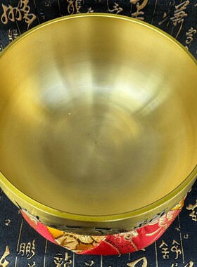 2026道家用品风水金钵金色铜磬罄碗金色黑色铜磬太极八卦道法自然