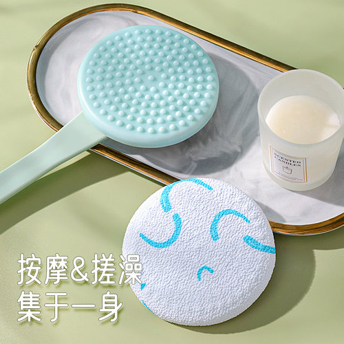 男搓澡巾后背浴刷洗澡搓背神器搓澡刷洗澡刷子不求人长柄女士专用 - 图3