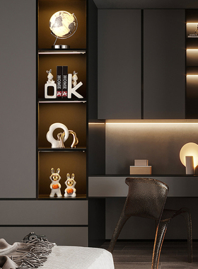 私客陶瓷装饰摆件现代简约酒柜