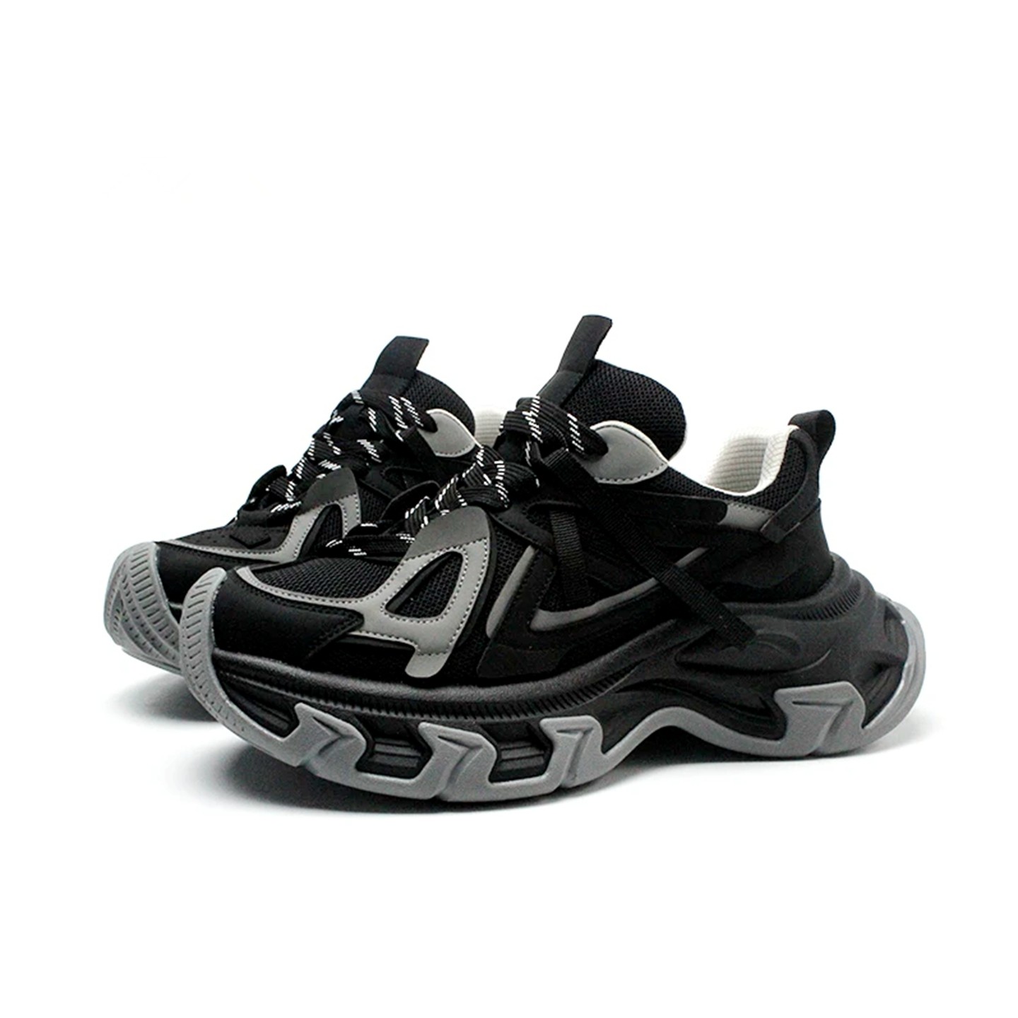 厚底增高网面老爹鞋男秋季透气小众复古擦色百搭运动休闲鞋子男潮,淘宝优惠券,粉丝福利购,淘宝优惠卷