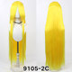 Freeman Long bangs, universal long straight hair cos wig 100cm multi-color hair girl style animation game daily