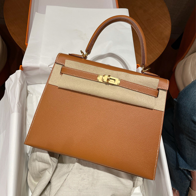 佐析2021新款凯莉真皮大号新手提包 佐析女士包袋