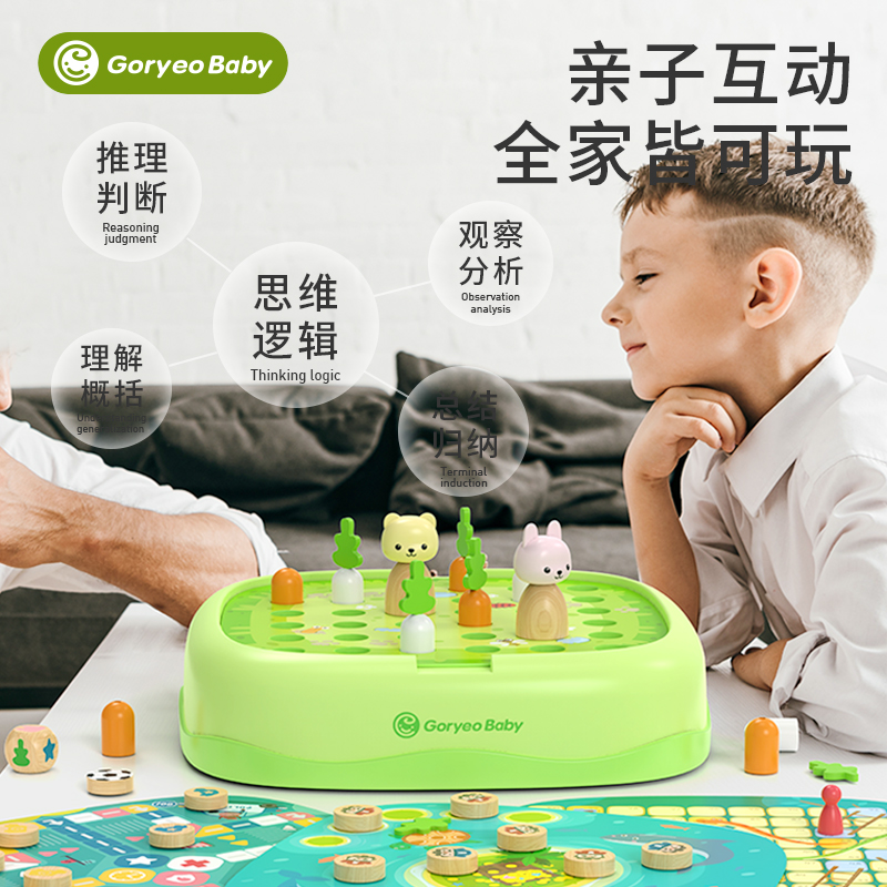 goryeobaby飞行棋桌游益智思维训练玩具斗兽棋儿童学生多功能棋盘