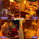 Diy cabin hand-assembled house witch youmeng shop