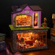 Diy cabin hand-assembled house witch youmeng shop