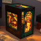 Qiaozhijiang building block diy magic bookend assembly model