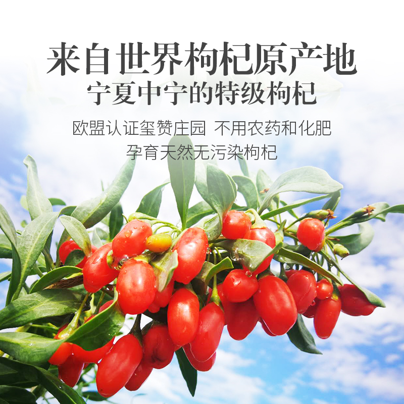 劲牌保健食品旗舰店【卖爆了6.12前发货】劲牌持正堂药业正宗特级宁夏庄园枸杞子200g0