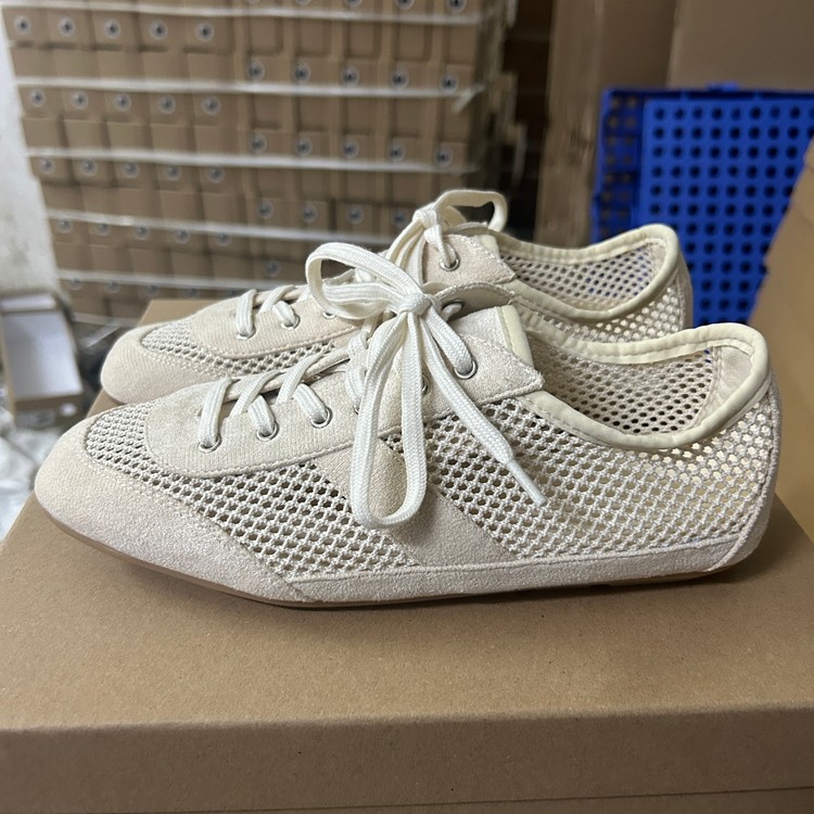 2025年夏季新款夏季新款平底休闲系带德比鞋女单鞋网面透气运动鞋,淘宝优惠券,粉丝福利购,淘宝优惠卷