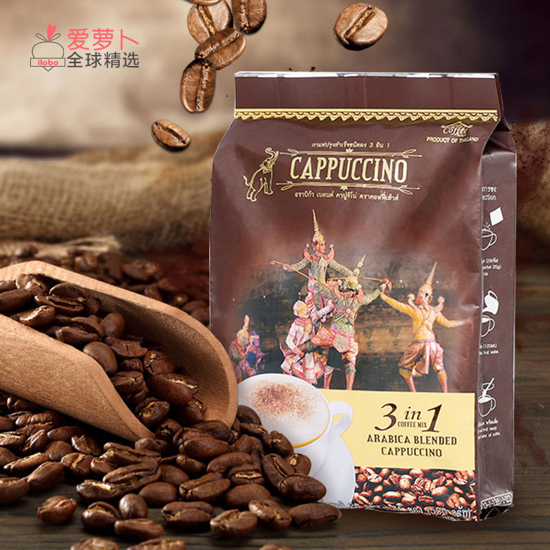 Kingpower泰国免税cappuccino咖啡屋卡布奇诺三合一速溶咖啡500g - 图2